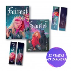 Fairest + Scarlet (2x książka + 2x zakładka gratis)