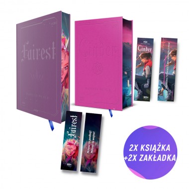 SQN Originals: Fairest TW + Cinder TW (2x książka + 2x zakładka gratis)