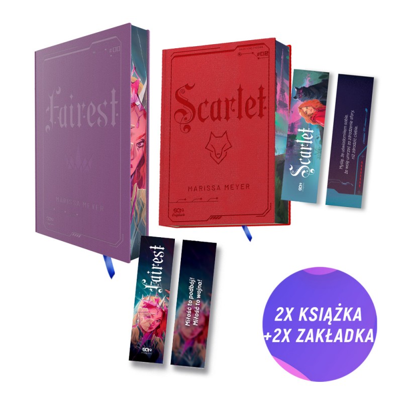 SQN Originals: Fairest TW + Scarlet TW (2x książka + 2x zakładka gratis)