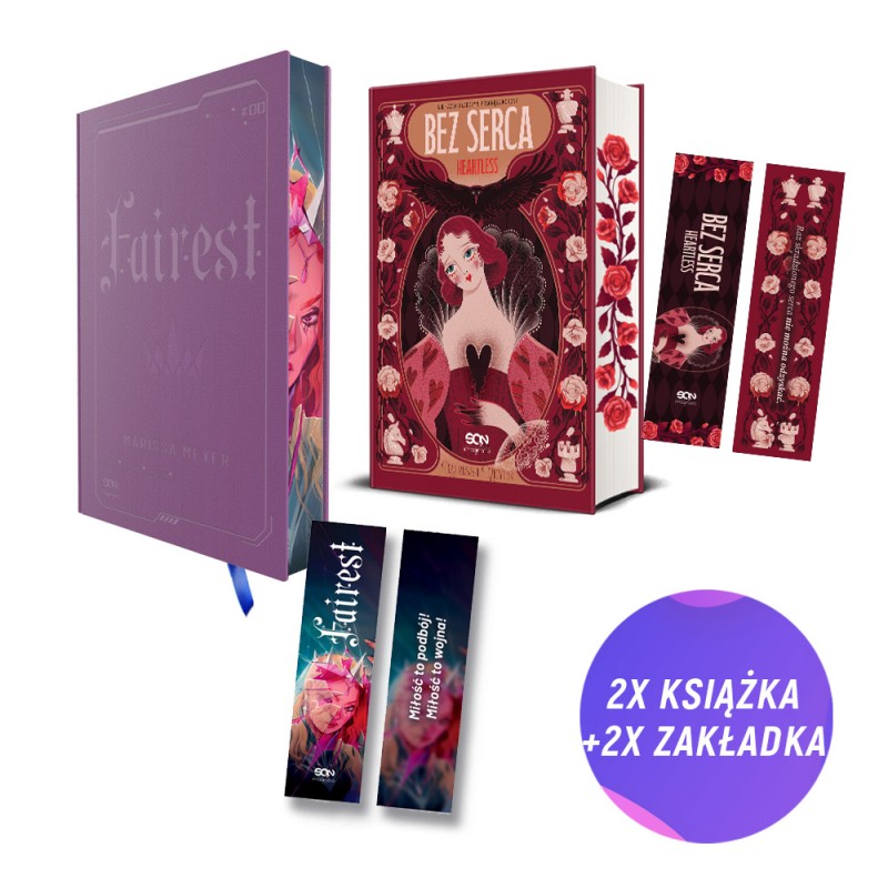 SQN Originals: Fairest TW + Bez serca (2x książka + 2x zakładka gratis)