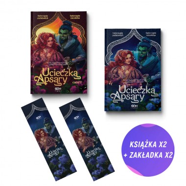Ucieczka Apsary. Część 2 + Ucieczka Apsary. Część 1 (2x książka + 2x zakładka gratis)