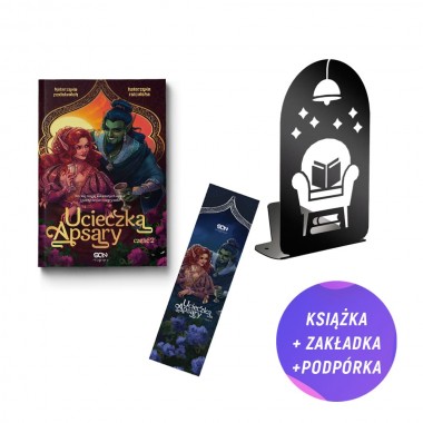 Ucieczka Apsary. Część 2 (książka + podpórka na książki fotel czytelnika + zakładka gratis)