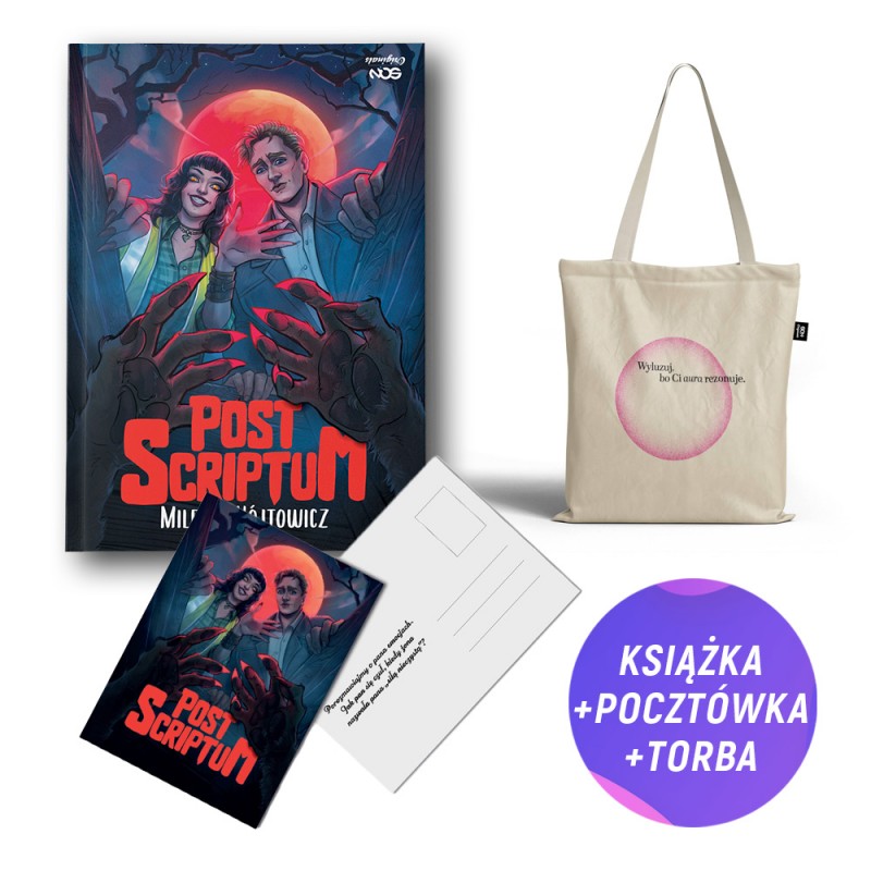 Post Scriptum (książka + torba bawełniana Wyluzuj + pocztówka gratis) Post Scriptum (książka + torba bawełniana Wyluzuj + pocztówka gratis)