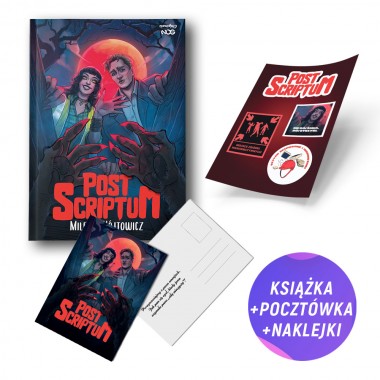 Post Scriptum (książka + naklejki fantasy BHP + pocztówka gratis)