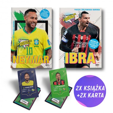 Neymar. Chłopak, który urodził się, by grać w piłkę + Ibra (2x książka + 2x karta gratis)