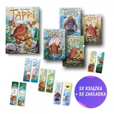 Tappi 1 + Tappi 2 + Tappi 3 + Tappi 4 + Tappi 5 (5x książka + 5x zakładka gratis)