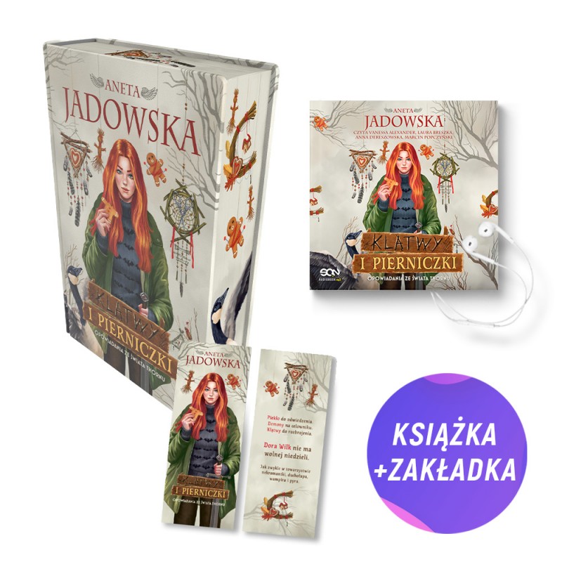 Klątwy i pierniczki (książka + audiobook + zakładka gratis) Klątwy i pierniczki (książka + audiobook + zakładka gratis)