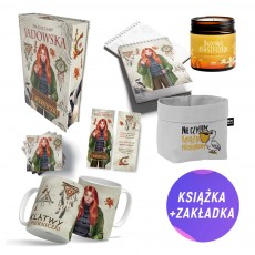 Bookbox: Klątwy i pierniczki (książka + duży kubek + naklejki + notes + magnes + organizer + świeca + zakładka gratis)
