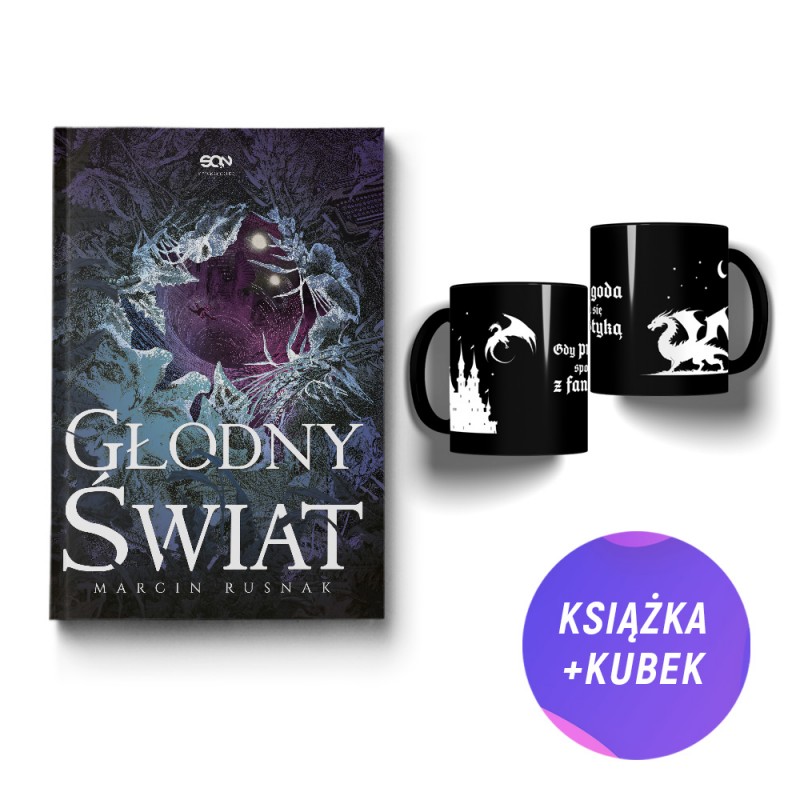 Głodny świat (książka + kubek fantasy 330ml ze smokiem) Głodny świat (książka + kubek fantasy 330ml ze smokiem)