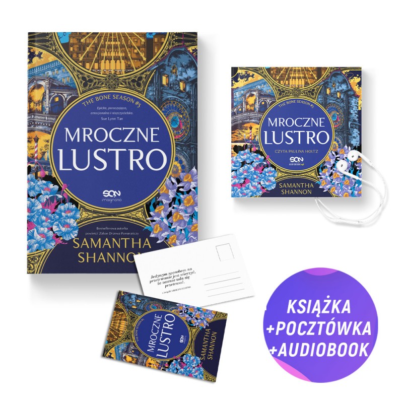 Mroczne lustro MK (książka + audiobook + pocztówka gratis) Mroczne lustro MK (książka + audiobook + pocztówka gratis)