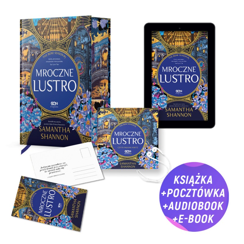 SQN Originals: Mroczne lustro TW (książka + audiobook + e-book + pocztówka gratis) SQN Originals: Mroczne lustro TW (książka + audiobook + e-book + pocztówka gratis)