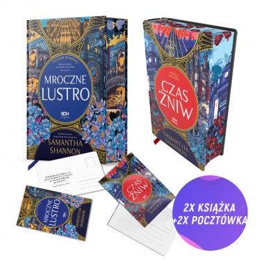 Mroczne lustro TW + Czas Żniw. Wersja autorska TW (2x książka + 2x pocztówka gratis)