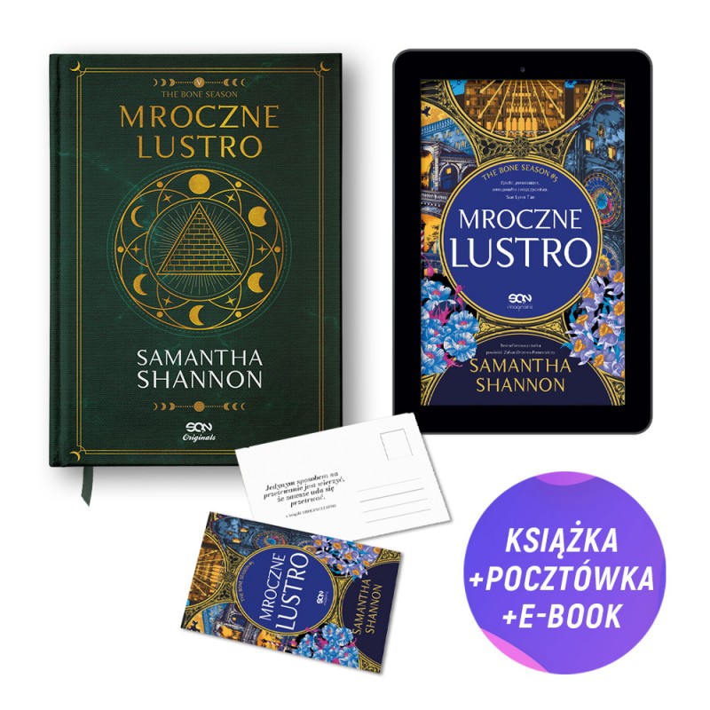 Mroczne lustro - wydanie płócienne (książka + e-book + pocztówka gratis) Mroczne lustro - wydanie płócienne (książka + e-book + pocztówka gratis)