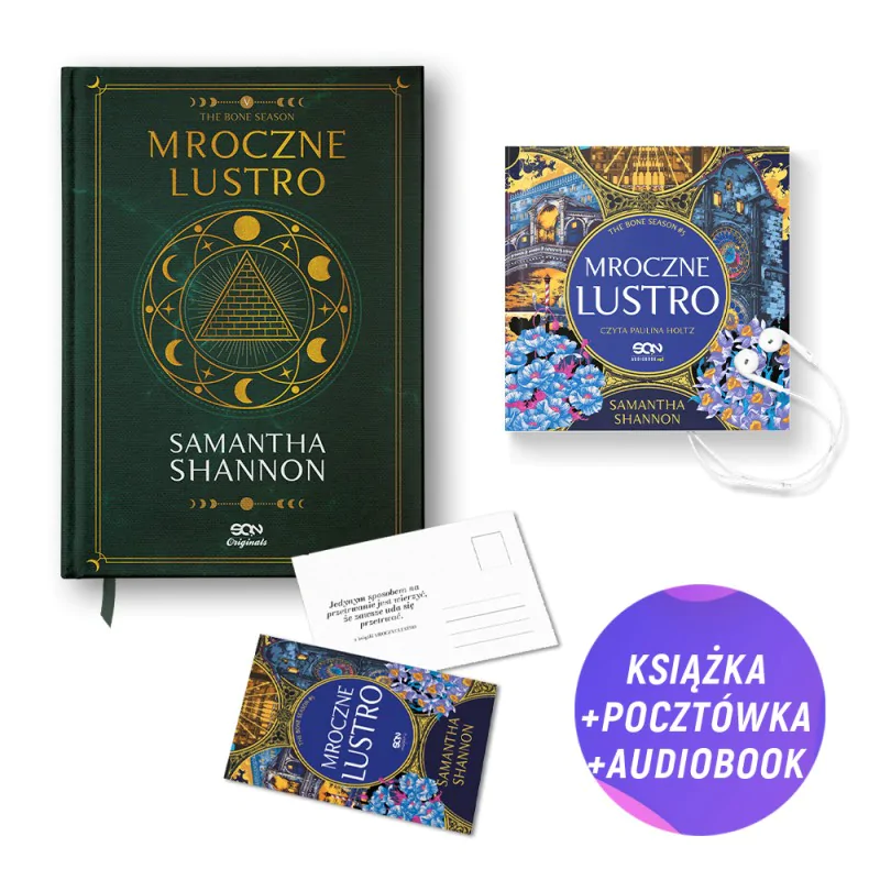 Mroczne lustro - wydanie płócienne (książka + audiobook + pocztówka gratis)