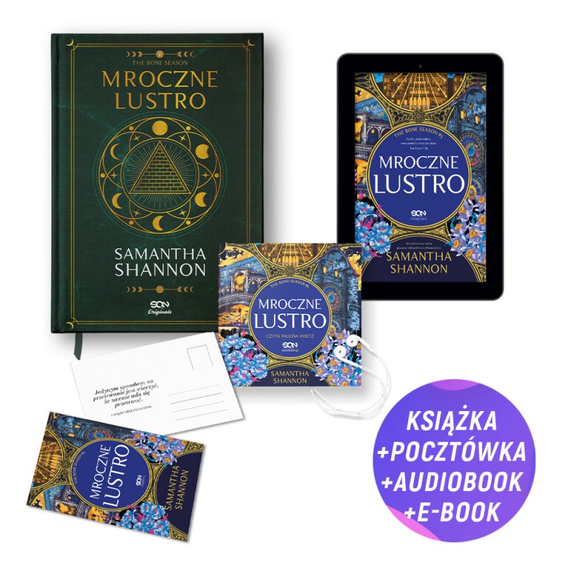 Mroczne lustro - wydanie płócienne (książka + audiobook + e-book + pocztówka gratis) Mroczne lustro - wydanie płócienne (książka + audiobook + e-book + pocztówka gratis)