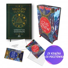 Mroczne lustro - wydanie płócienne + Czas Żniw. Wersja autorska (2x książka + 2x pocztówka gratis)
