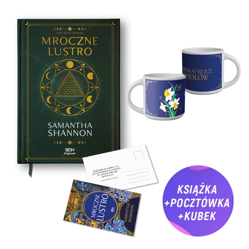 Mroczne lustro - wydanie płócienne (książka + kubek Mroczne lustro 400ml + pocztówka gratis) Mroczne lustro - wydanie płócienne (książka + kubek Mroczne lustro 400ml + pocztówka gratis)