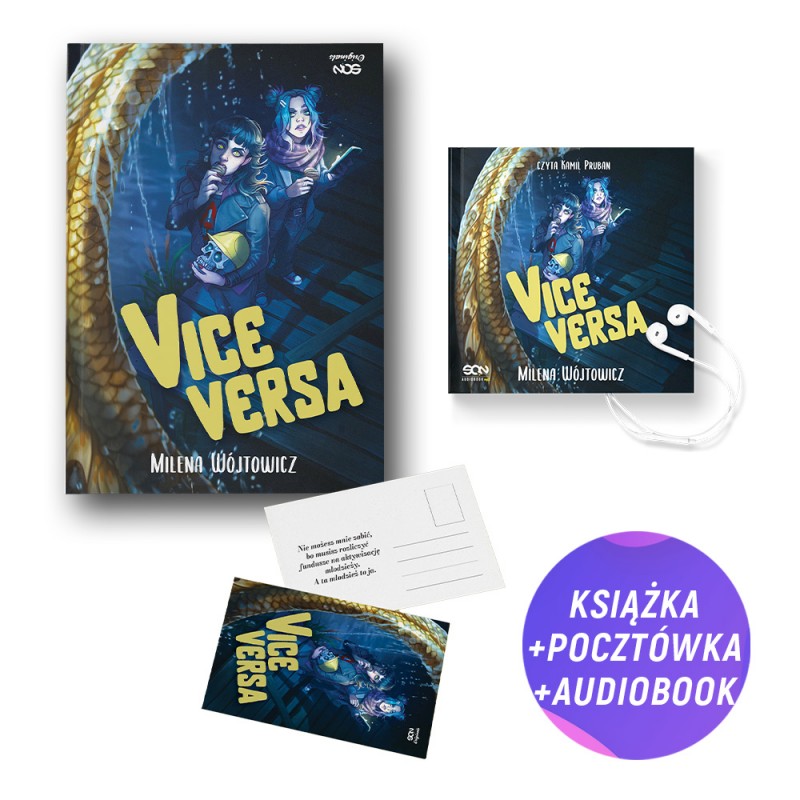SQN Originals: Vice Versa (książka + audiobook + pocztówka gratis) SQN Originals: Vice Versa (książka + audiobook + pocztówka gratis)