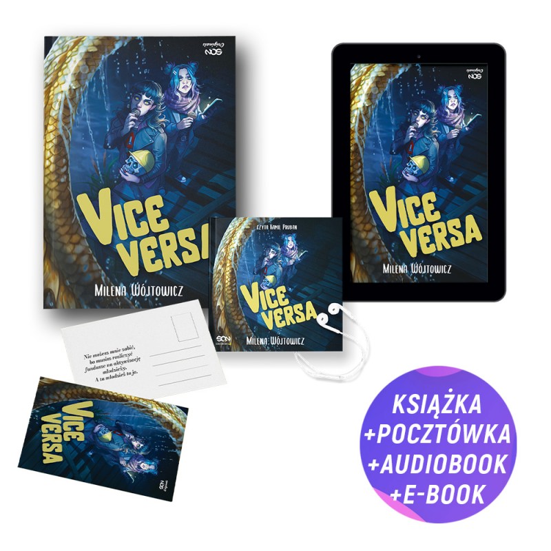 SQN Originals: Vice Versa (książka + audiobook + e-book + pocztówka gratis) SQN Originals: Vice Versa (książka + audiobook + e-book + pocztówka gratis)