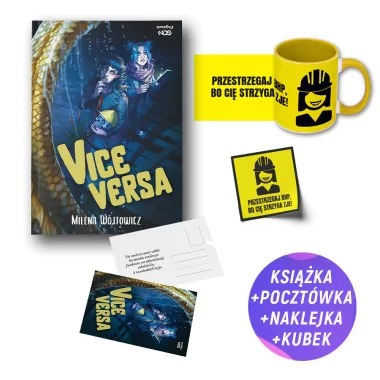 SQN Originals: Vice Versa (książka + naklejka fantasy BHP + kubek 330ml Vice Versa + pocztówka gratis)