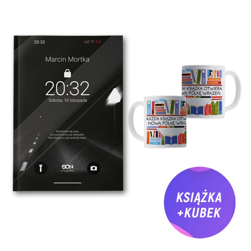 20:32 (książka + kubek 330ml Każda kolejna książka otwiera nową półkę) 20:32 (książka + kubek 330ml Każda kolejna książka otwiera nową półkę)