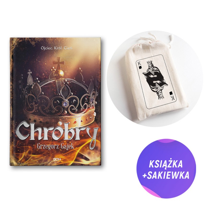 Chrobry (książka + bawełniana sakiewka na książkę / czytnik KRÓL KSIĄŻEK) Chrobry (książka + bawełniana sakiewka na książkę / czytnik KRÓL KSIĄŻEK)