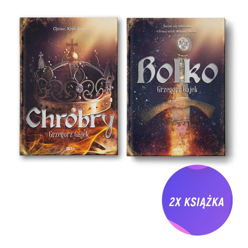 Chrobry + Bolko (2x książka) Chrobry + Bolko (2x książka)