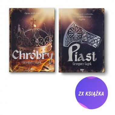 Chrobry + Piast (2x książka)