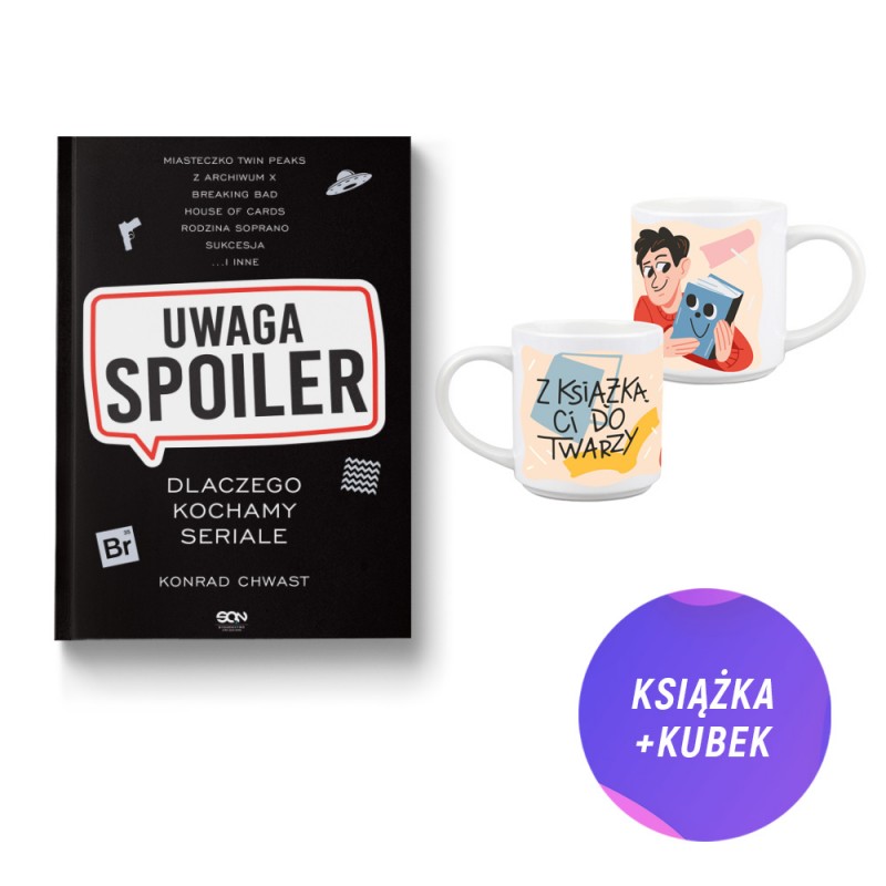 Uwaga, spoiler! Dlaczego kochamy seriale (książka + Kubek dla niego 400ml Z książką Ci do twarzy) Uwaga, spoiler! Dlaczego kochamy seriale (książka + Kubek dla niego 400ml Z książką Ci do twarzy)