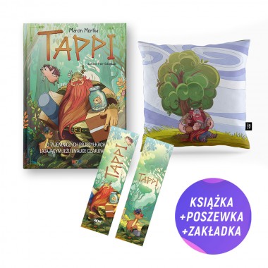Tappi. O tajemniczych przesyłkach, latającym jeżu i nauce czarowania (książka + poszewka bawełniana Tappi + zakładka gratis)