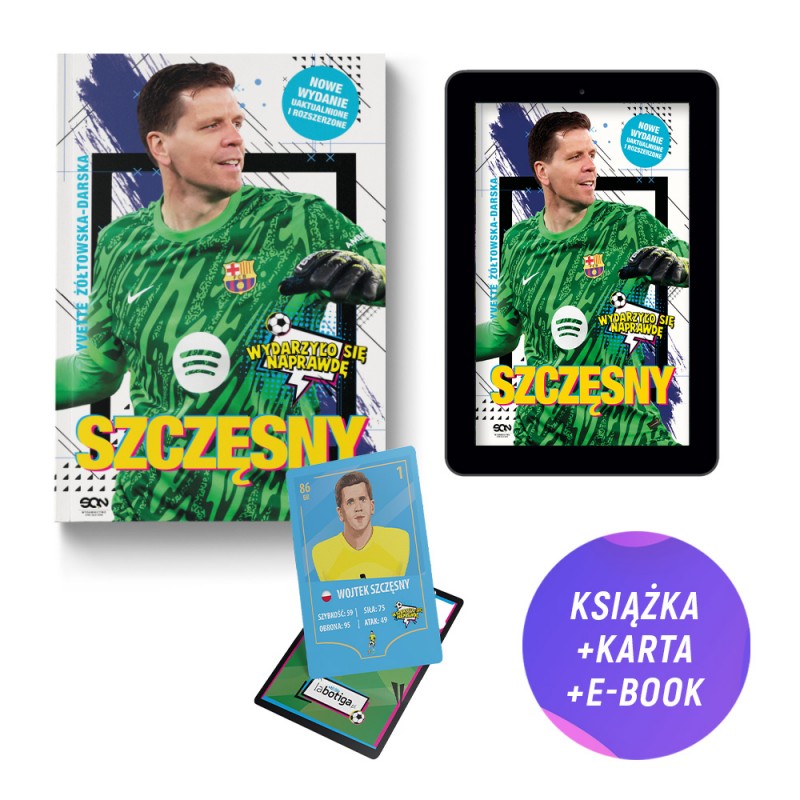 Szczęsny. Chłopak, który odważył się być bramkarzem (książka + e-book + karta gratis)