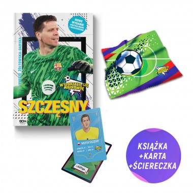 Szczęsny. Chłopak, który odważył się być bramkarzem (książka + ściereczka + karta gratis)