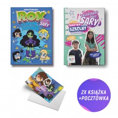 ROX. Kosmiczna przyjaźń + Zaczarowany Świat Sary. Pamiętnik szkolny (2x książka + pocztówka gratis)
