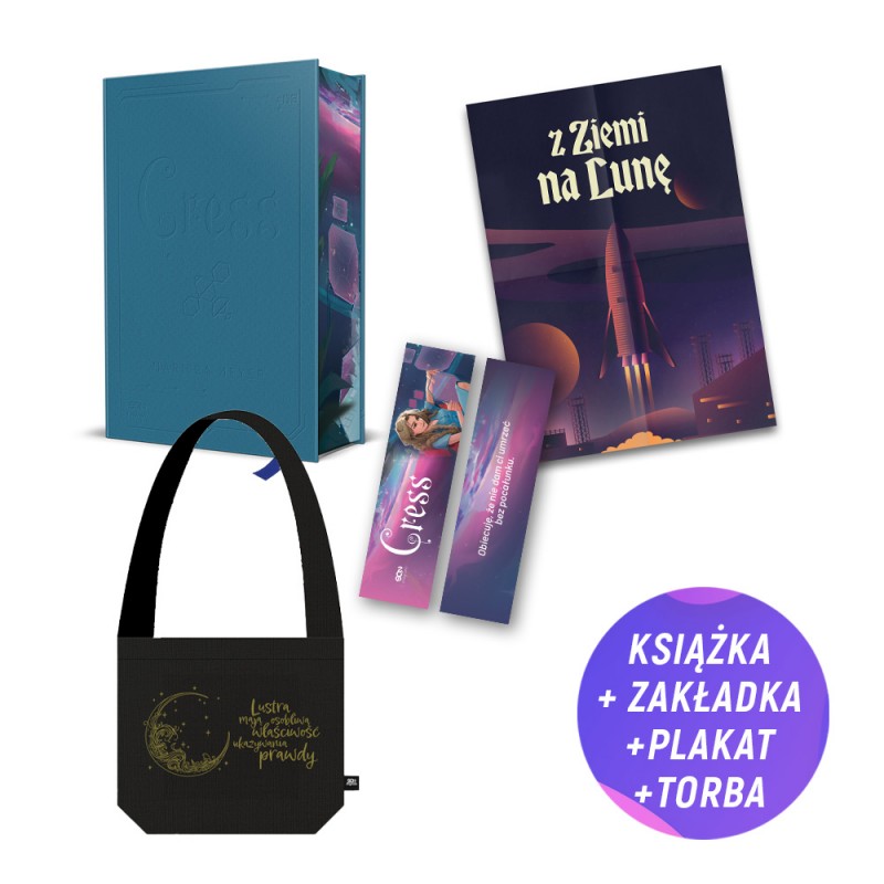 Cress TW (książka + duża torba bawełniana + plakat A4 + zakładka gratis)