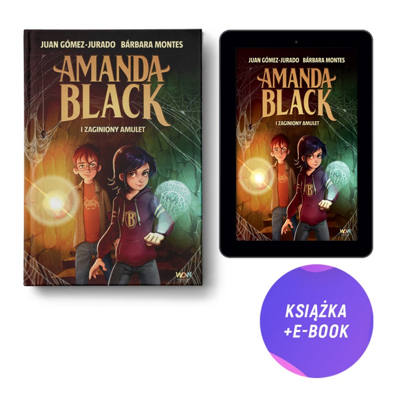 Amanda Black i zaginiony amulet (książka + e-book)
