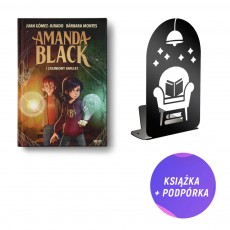 Amanda Black i zaginiony amulet (książka + podpórka na książki fotel czytelnika)