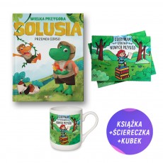 Wielka przygoda Solusia (książka + kubek kolorowy 330ml + ściereczka Odkrywam strony nowych przygód)