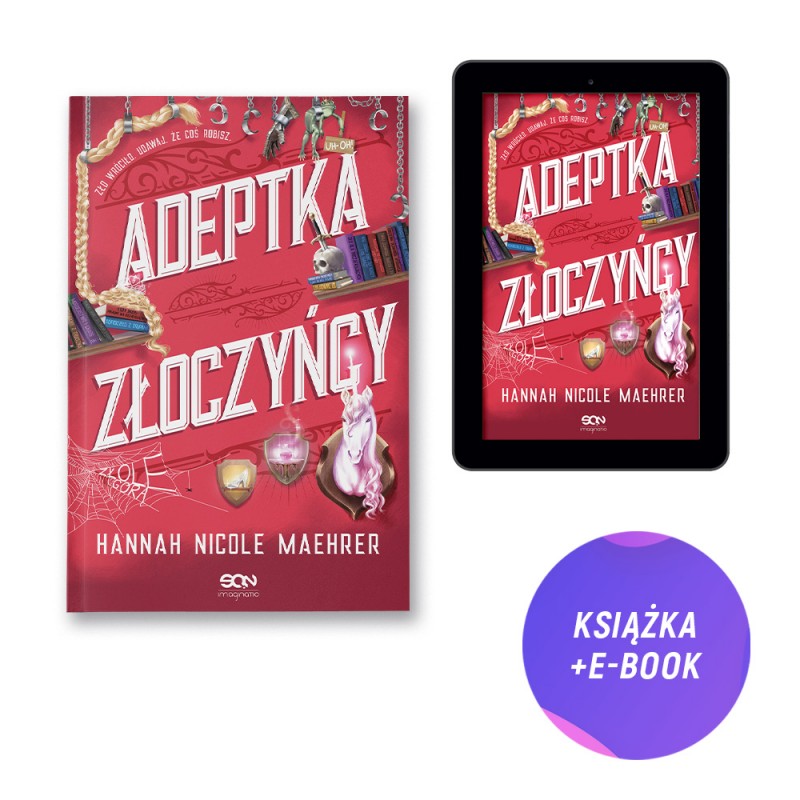 Adeptka złoczyńcy (książka + e-book + zakładka gratis)