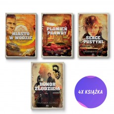 Miasto w wodzie + Płomień prawdy + Serce pustyni + Honor złodzieja (4x książka) SQN Originals