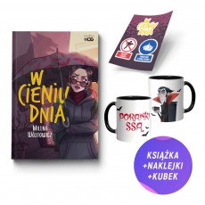 W cieniu dnia (książka + zestaw naklejek + kubek z wampirem)