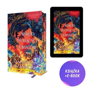 Wśród płonących kwiatów (książka + e-book + pocztówka gratis) (barwione brzegi)