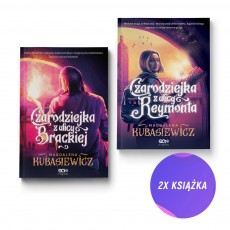 Czarodziejka z ulicy Brackiej + Czarodziejka z ulicy Reymonta (2x książka + zakładka)