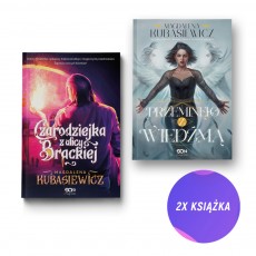 Czarodziejka z ulicy Brackiej + Przeminęło z wiedźmą (2x książka + zakładka)