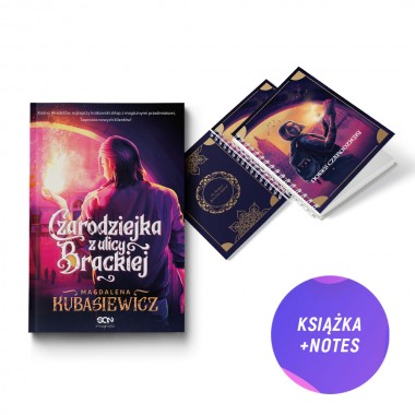 Czarodziejka z ulicy Brackiej  (książka + notes ze spiralą A5)