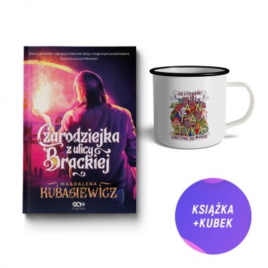 Czarodziejka z ulicy Brackiej  (książka + metalowy kubek 300ml Fantastyka)
