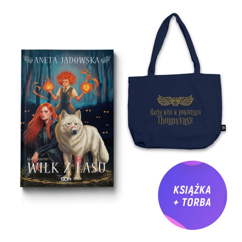 Wilk z lasu (książka + torba bawełniana Thornverse + zakładka gratis)