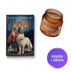 Wilk z lasu (książka + świeca sojowa Halloweenowa + zakładka gratis)