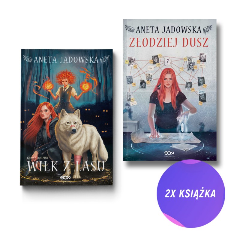 Wilk z lasu + Złodziej dusz (2x książka + zakładka gratis)