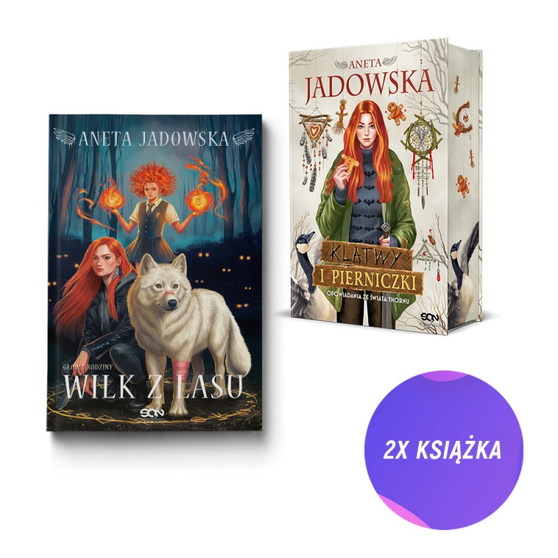 Wilk z lasu + Klątwy i pierniczki (2x książka + 2x zakładka gratis)