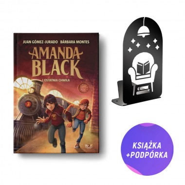 Amanda Black i Ostatnia Chwila (książka + podpórka na książki fotel czytelnika)
